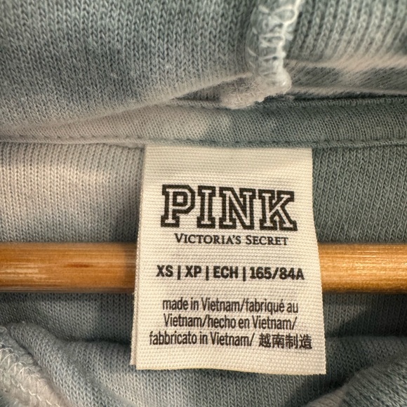 Pink Tie Dye Hooded Sweatshirt - Picture 7 of 8